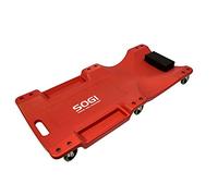SOGI X4-13 Carrello lettino sotto auto XL termoformato ergonomico con poggiatesta e 6 ruote piroettanti