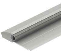 Soglia di battuta in alluminio per porta interna effetto barriera
