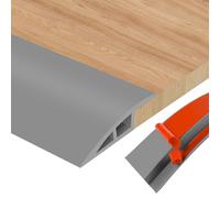 Soglia di Dislivello e Profilo di Transizione Autoadesiva per Pavimento, in PVC per Collegare Giunti e Soglie di Tappeti.