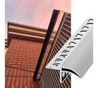 Soglia di Dislivello Pavimento Deflettore per Tetto con Gocciolatoio in Metallo, Gocciolatoio Impermeabile a Forma di Becco D'aquila, Decorazione per Bordi Gocciolanti(L1.1 m (3.60 ft))