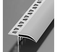 Soglia di Dislivello Pavimento Deviatore di Pioggia in Metallo, Gocciolatoio, Grondaia, Dispositivo di Protezione Antigoccia, Decorazione per Davanzale, Modanatura(W65mm(2 1/2"),L270cm(106 1/4"))