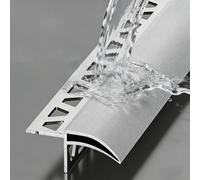 Soglia di Dislivello Pavimento Gocciolatoio Embricato Resistente Alle Intemperie, Linee Gocciolanti, Grondaie, Gocciolatoio per Davanzali, Deviatore per Tetto(L230cm(90 1/2"))