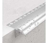 Soglia di Dislivello Pavimento Gocciolatoio in Alluminio per Pareti Esterne / Grondaie, Grondaie Superiori del Tetto Modanature di Rifinitura per Pareti, Gocciolatoio a Becco D'aquila per Finestre Est