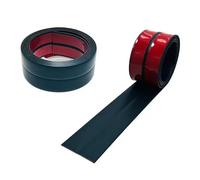 Soglia Di Dislivello Pavimento In PVC, Battiscopa Flessibile In Rotolo, Strisce Autoadesive, Strisce Di Copertura Per Pavimenti(Nero,6cm*100cm)