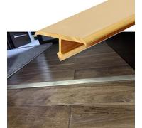 Soglia di Dislivello Pavimento Modanatura a T In Ottone per Pavimenti, Coprigiunto Piatto e Solido per Legno e Piastrelle, Profili Decorativi per Giunzioni a Parete, Soglia In Marmo e Laminato(1.3m(51