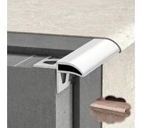 Soglia di Dislivello Pavimento Parapioggia Extra Lungo Verniciabile per Tetti, Parapioggia Ritagliabile per Finestre, per Bloccare Il Riflusso Dell'acqua Piovana(W25mm(1"),L190cm(74 3/4"))