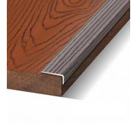 Soglia di Dislivello Pavimento Profilo Transizione per Porte Profilo in Alluminio Resistente per Soglie e Rampe Protezione Perfetta per Bordi, Antiscivolo e Duraturo(Grey cement,20mmx7.5mmx0.9m)