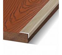 Soglia di Dislivello Pavimento Profilo Transizione per Porte Profilo in Alluminio Resistente per Soglie e Rampe Protezione Perfetta per Bordi, Antiscivolo e Duraturo(Light Maca,30mmx20mmx0.9m)