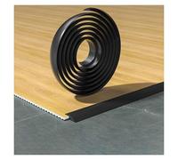 Soglia Di Dislivello Pavimento Strisce Di Transizione, Profilo Di Transizione Pavimento Autoadesivo PVC Per Coprire Le Fughe Tra Pavimenti In Legno E Piastrelle(Nero,W3cm(L100cm))