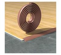 Soglia Di Dislivello Pavimento Strisce Di Transizione, Profilo Di Transizione Pavimento Autoadesivo PVC Per Coprire Le Fughe Tra Pavimenti In Legno E Piastrelle(Brown,W5cm(L100cm))