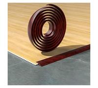 Soglia Di Dislivello Pavimento Strisce Di Transizione, Profilo Di Transizione Pavimento Autoadesivo PVC Per Coprire Le Fughe Tra Pavimenti In Legno E Piastrelle(Dark brown,W3cm(L100cm))