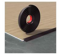 Soglia Di Dislivello Pavimento Strisce Di Transizione, Profilo Di Transizione Pavimento Autoadesivo PVC Per Coprire Le Fughe Tra Pavimenti In Legno E Piastrelle(Dark brown,W7cm(L100cm))