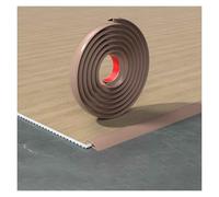 Soglia Di Dislivello Pavimento Strisce Di Transizione, Profilo Di Transizione Pavimento Autoadesivo PVC Per Coprire Le Fughe Tra Pavimenti In Legno E Piastrelle(Light brown,W5cm(L100cm))