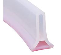 Soglia Doccia in Silicone Barriera d'Acqua,Barriera per Pavimenti per Ambienti Umidi,Paraspruzzi per Doccia,Striscia Sigillante per Pavimento del Bagno,Striscia per Tappo d'Acqua per Lavello,Vasca