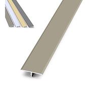 Soglie Striscia di transizione per pavimenti in metallo, Striscia di transizioneransizione per pavimenti con modanatura a T, Profilo per bordi di porte per pavimenti in laminato vinile legno