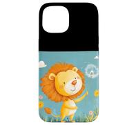 Sogna in grande come un leone con questo tocco di dente di leone Custodia per iPhone 15