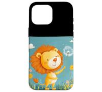 Sogna in grande come un leone con questo tocco di dente di leone Custodia per iPhone 16 Pro Max