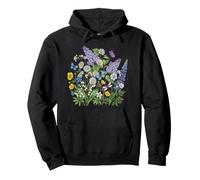 Sognando Fiori di Primavera Felpa con Cappuccio