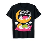 Sognando Il Loro Futuro Design per Bambini Che dormono Maglietta
