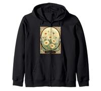 Sogni di Margherite in Stile Liberty Felpa con Cappuccio