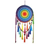 Sogni D'Oro Fatti A Mano Arcobaleno Dreamcatcher 41Cm Diamentro / 16''