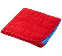 SOGNI E CAPRICCI PETS Elegant CSROSSOROYAL60X Cuscinetto Imbottito per Cani, Microfibra Poliestere Anallergico, Rosso/Royal, 60 x 100 cm