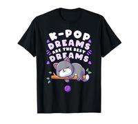Sogni K-Pop, Gatto che dorme, Sonno divertente Maglietta