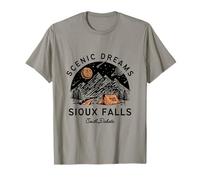 Sogni scenici Sioux Falls Sud Dakota All'aperto Maglietta