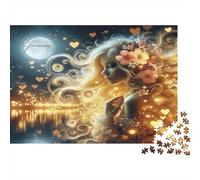Sogno al chiaro di luna Puzzles 1000 Pezzi Carta riciclata per adulti Puzzle per adulti Gioco educativo con sfida Ottima idea regalo per bambini dai 12 anni in su 70x50cm/1000pcs