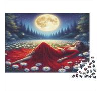 Sogno al chiaro di luna Puzzles 1000 Pezzi Carta riciclata per adulti Puzzle per adulti Gioco educativo con sfida Ottima idea regalo per uomini e donne 52x38cm/1000pcs