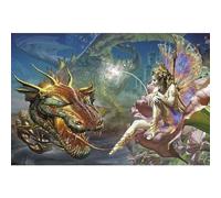 Sogno Del Drago - Poster D'Arte Fantasy - 24x36 Involucro Sottovuoto - Fata 1281