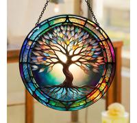 Sogno di cattura unico a forma di albero della vita 2D: un regalo di compleanno perfetto per mamma, nonna, insegnante o amici! Tagli UnicaPMMA