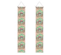 Sogno fungo stampa portico banner, festival celebrazione decorazione portico banner segno di benvenuto laurea