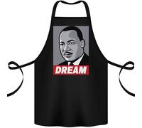 Sogno Martin Luther King Nero Lives Matter Cotone Grembiule 100% Biologico