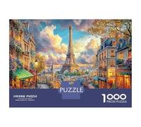 Sogno parigino 1000 Pezzi Gioco Di Puzzle Per Sfide Familiari Divertenti Torre Eiffel Paris che Può Essere Incorniciato Per Decorazione E Dato Come Regalo Perfetto 70x50cm/1000pcs