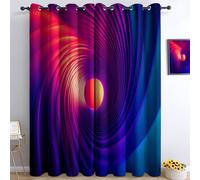 Sogno Tunnel Rotazione Tende Oscuranti Termiche Isolanti - Ridurre Il Rumore, Termiche Isolanti per Camera da Letto - 2 Pannelli per camera da letto soggiorno, Colore, 183 x 214 cm