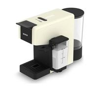 SOGO Macchina da Caffè Espresso 4 in 1 con Montalatte e Serbatoio Latte, 20 Bar, Multi-Compatibile per Capsule, Caffè Macinato e Cialde ESE, Colore Panna