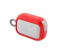 Sogoluat Custodia in silicone per altoparlante Soundcore Select 4 Go, morbida pelle protettiva antiscivolo con assorbimento degli urti, accessorio leggero (rosso)