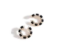 SOHI Orecchini 'Amy' nero / argento Donna SOHI Onesize