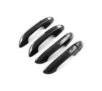 SOHINI Door Handle Protective Compatibile Con MG Mulan MG4 2022-2024 Sinistra CopriScanalatura Monoforo Doppio Sensore Anti-Graffio Per Maniglia Porta(Modello in fibra di carbonio)