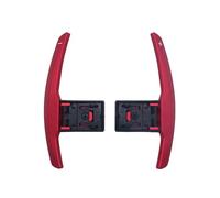 Sohini Estensione Volante 2 Pezzi per F21 F22 F32 F30 F02 F80 F11 F06 F20 F23 F10 F12 F26 F15 M3 M4 M5 M6 Volante in Lega di Alluminio con Leve del Cambio Paddle Shifter(Red)