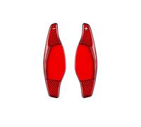 Sohini Estensione Volante 2 Pezzi per R8 TT RS 2016-2018 RS3 RS5 2017-2018 RS4 2018 Estensione del Cambio al Volante Dell'auto in Fibra di Carbonio Paddle Shifter(Red)
