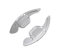 Sohini Estensione Volante Adesivi Estensibili per Le Leve del Volante per Seat Alhambra, Ateca, Leon4 5F FR, per Cupra, Leon 2021 Mk4 Paddle Shifter(Silver)