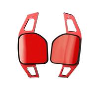 Sohini Estensione Volante Adesivi per Estensione del Cambio al Volante per Seat Alhambra Ateca Leon 5F FR Tarraco Ibiza 6P Cupra ST, Accessori Auto Paddle Shifter(Red)