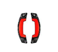 Sohini Estensione Volante Estensione delle Leve del Cambio al Volante in Fibra di Carbonio per Range per Rover Velar 2021-2023 Discovery Sport Jaguar F-Pace Paddle Shifter(Forged Pattern)