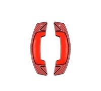 Sohini Estensione Volante Estensione delle Leve del Cambio al Volante in Fibra di Carbonio per Range per Rover Velar 2021-2023 Discovery Sport Jaguar F-Pace Paddle Shifter(Carbon Fiber Red)
