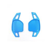 Sohini Estensione Volante per A1 8X A6 C7 A7 Q3 2011-2018, per A3 8V A4 B8 A5 Q3 Q5 Q7 2013-2015, Cambio al Volante Avant Sline Quattro Paddle Shifter(Style 2 Blue)