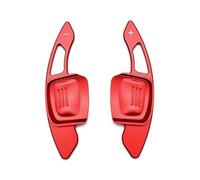 Sohini Estensione Volante per Accessori Golf 8 MK8 GTI R Line, Comandi al Volante in Alluminio, Modifiche degli Interni Dell'auto Paddle Shifter(Red)