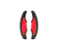 Sohini Estensione Volante per Cadillac ATS ATS-V CT6 CTS CTS-V Palette Cambio in Fibra di Vetro Accessori Auto Fibra di Carbonio Paddle Shifter(Black)