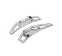 Sohini Estensione Volante per Corolla Camry RAV4 Zelas Mark 2010 2011 2012 2013 2014 2015 2016 2017 Leve Cambio per Auto al Volante Estensione Copertura Paddle Shifter(Silver)